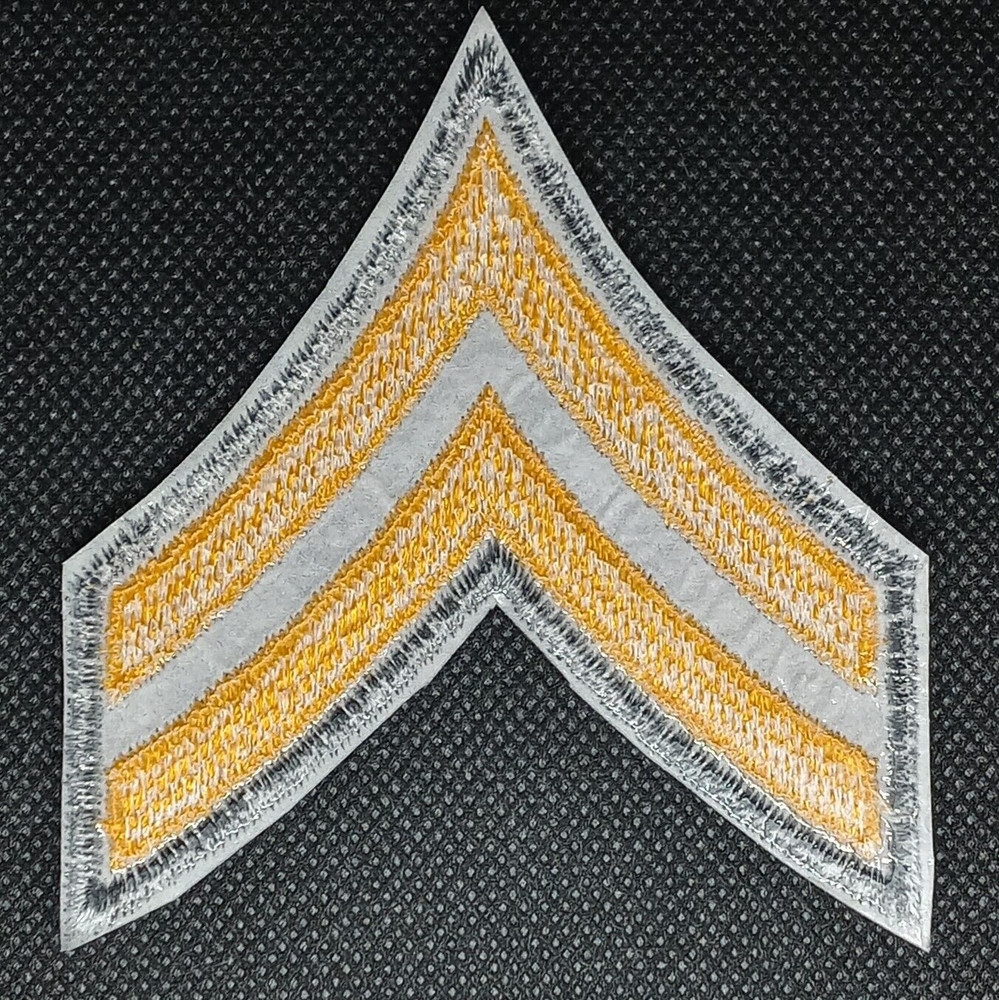 E-4 Cpl Corporal US Army Patch Military Insignia 3"