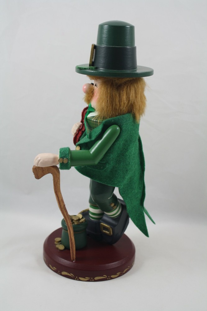 Zim's St. Patrick's Day Irish Leprechaun 11" Nutcracker