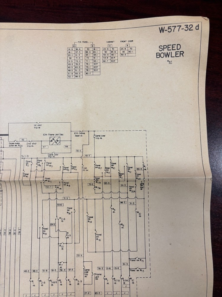 ORIGINAL-BALLY-SPEED BOWLER-SCHEMATICS