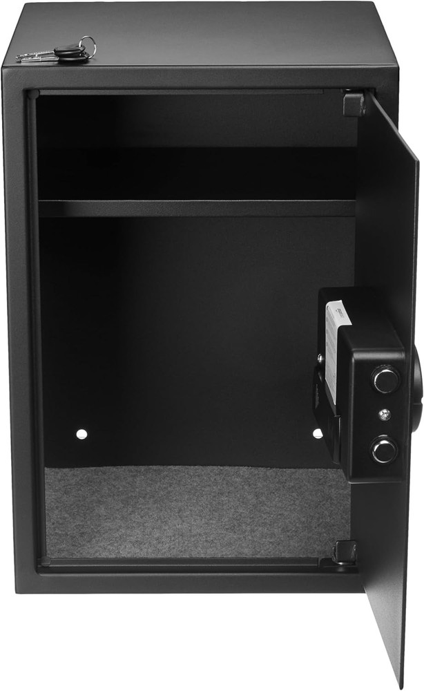 Basics Steel Home Security Electronic Safe with Programmable Keypad Lock for Doc