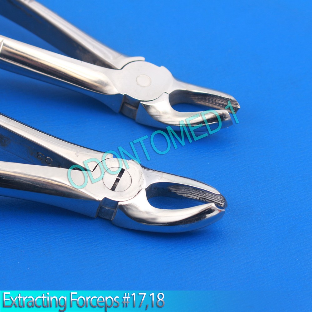 New Dental Instruments, Extraction Forceps Upper Molar Right And Left Fig17&18