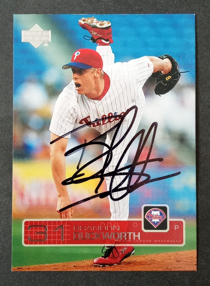 2003 Upper Deck SIGNED: Brandon Duckworth, PHILLIES #476