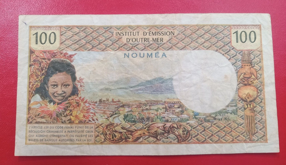 New Caledonia 100 Francs 1971