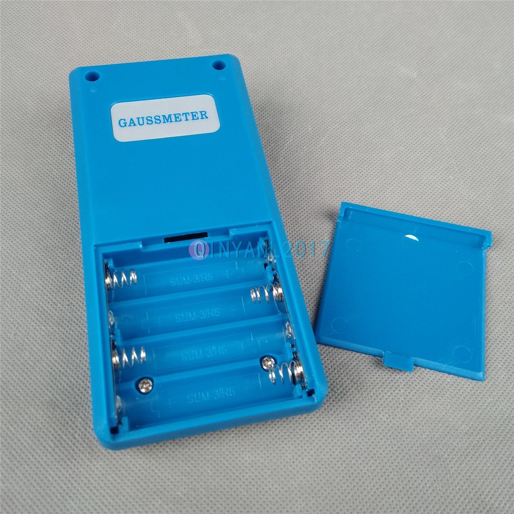 NEW WT10A LCD Tesla Meter Gaussmeter Surface Magnetic Field Tester+Ns Function