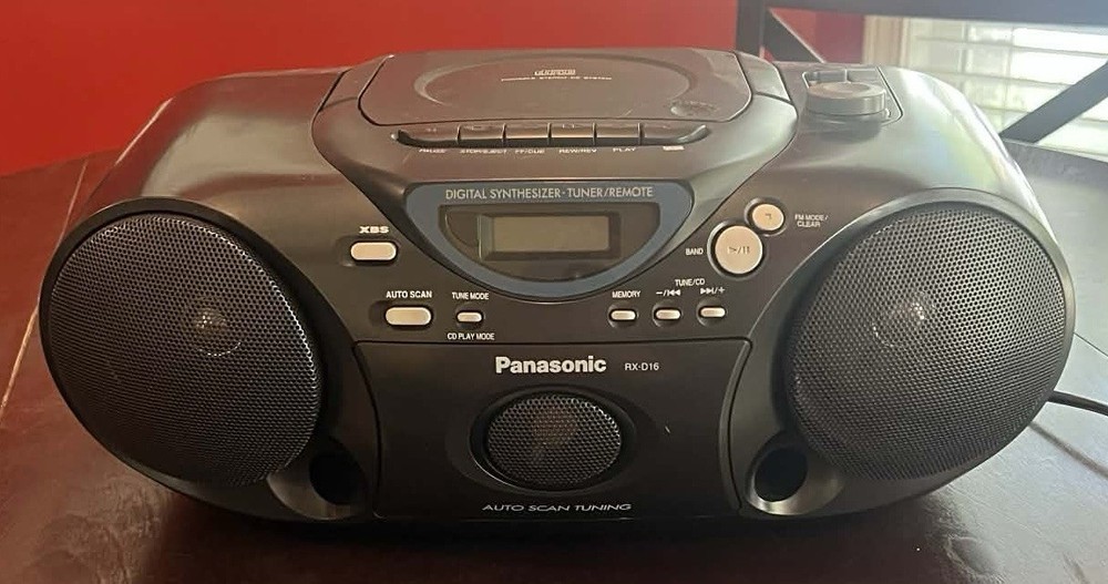 Panasonic RX-D16 Portable Stereo CD System Cassette Player Tested!