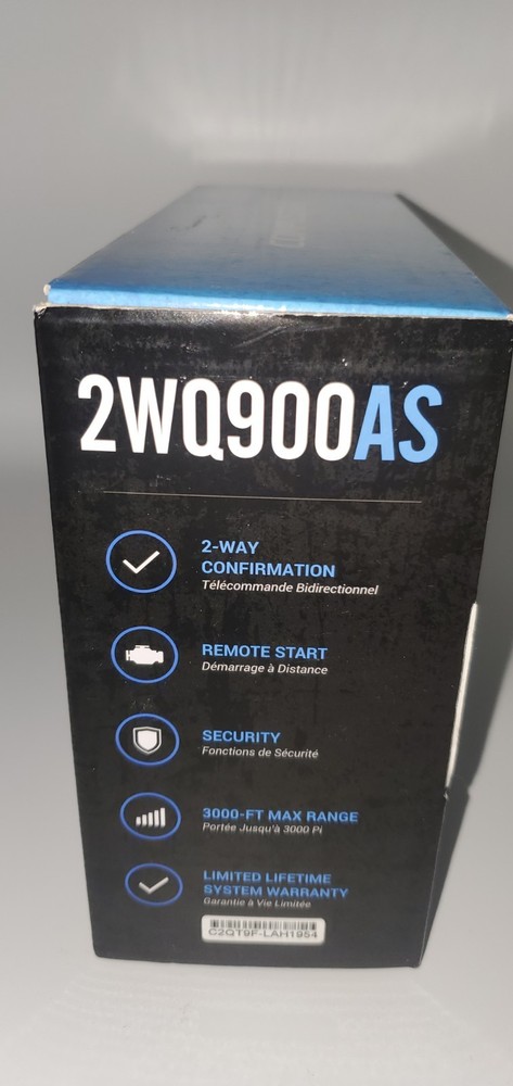 Compustar CS2WQ900AS 2-Way LCD 3000-FT Max Range Remote Start + Security System