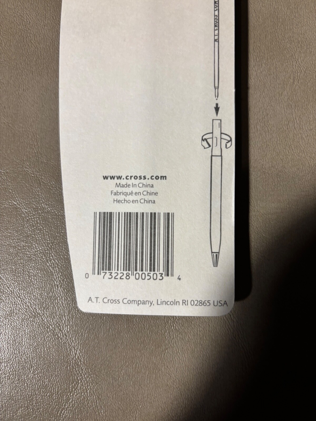 Cross Ball-Point Pen Refills BLUE, MEDIUM (2-Pack, 8511-2)
