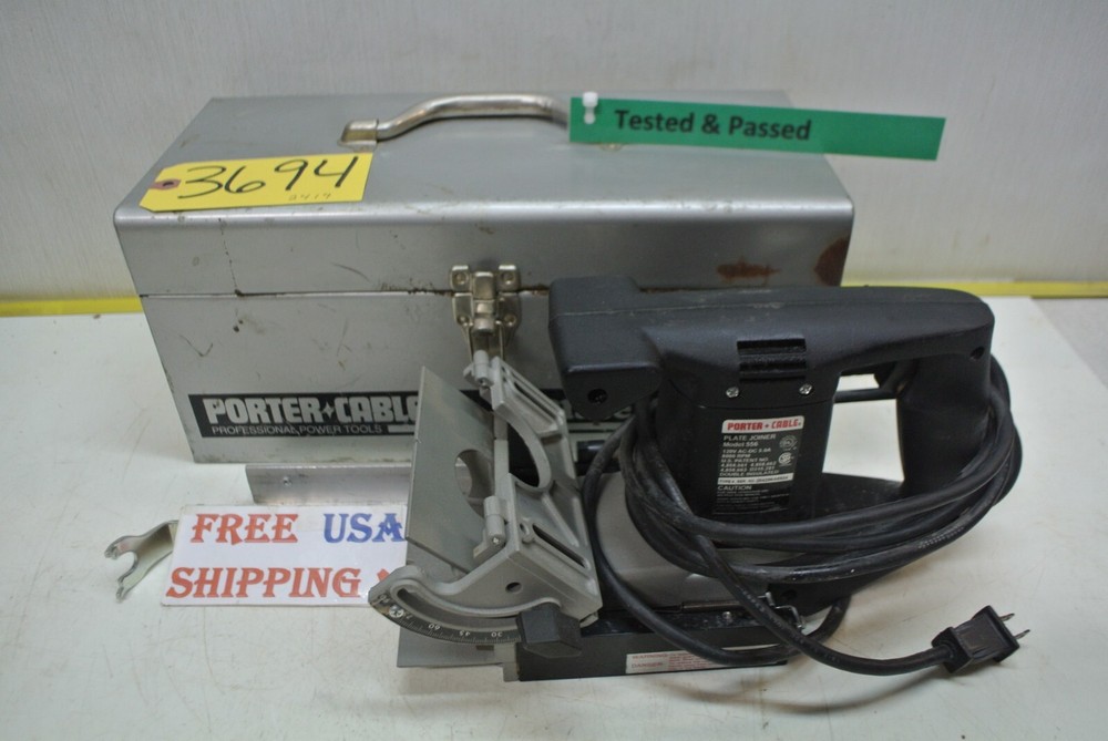 Porter Cable Plate Joiner # 556 with Case  Power Tool Woodworking & Instructions