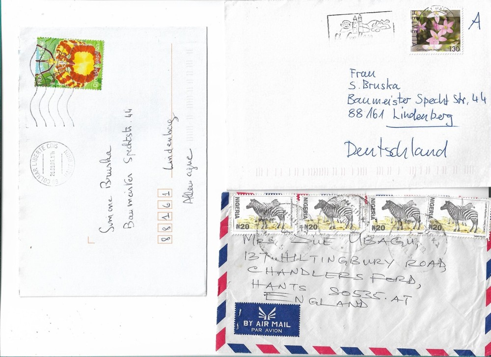 World stamp envelope postal covers x 10 (batch 2)