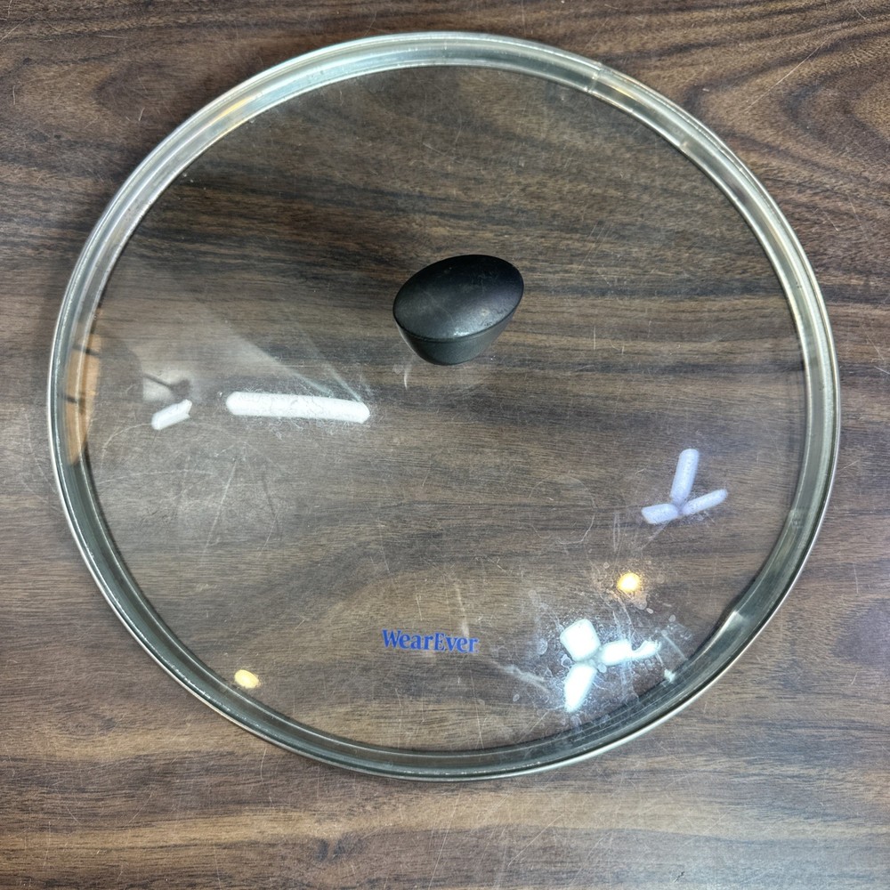 Wearever Cookware Replacement Glass Lid 11”Inner 12” Outer Diameter