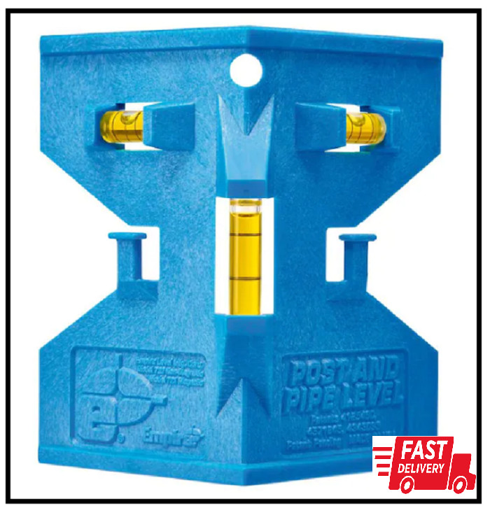 Polycast Post Level 5-1/4 in. Decks Level Post Fences Measuring Layout Tools
