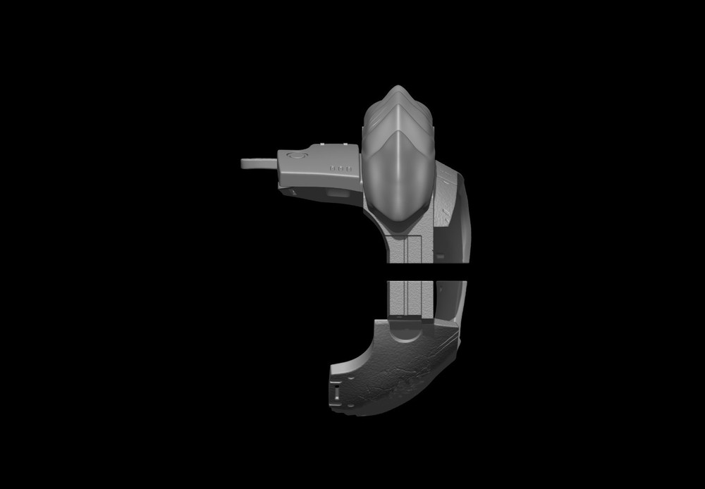 Predator Armor Bust Scale 1:1 File STL-OBJ For 3D Printing