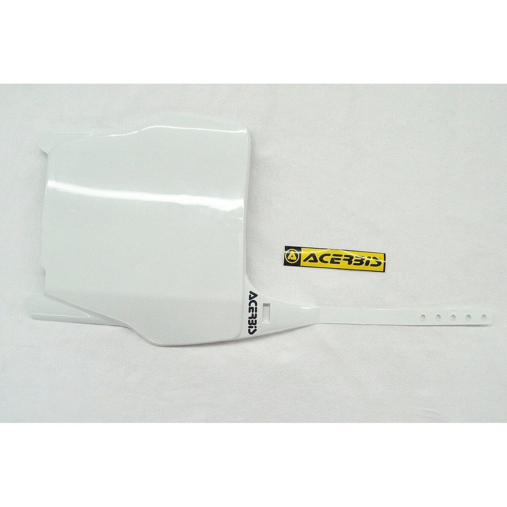 Acerbis Front White Number Plate - 2042210002