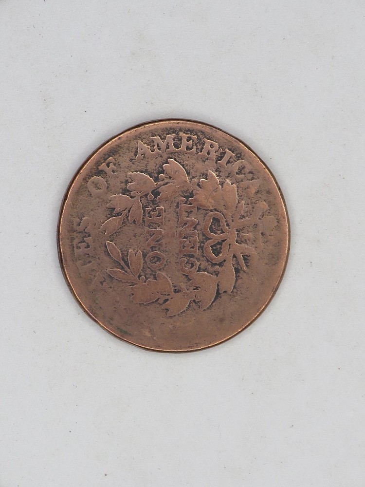 UNITED STATES 1802 DRAPED BUST LARGE CENT AG CONDITION*
