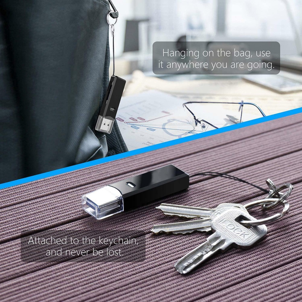 SD Card Reader USB 3.0 Micro SD SDHC SDXC MMC Laptop MacBook External Camera