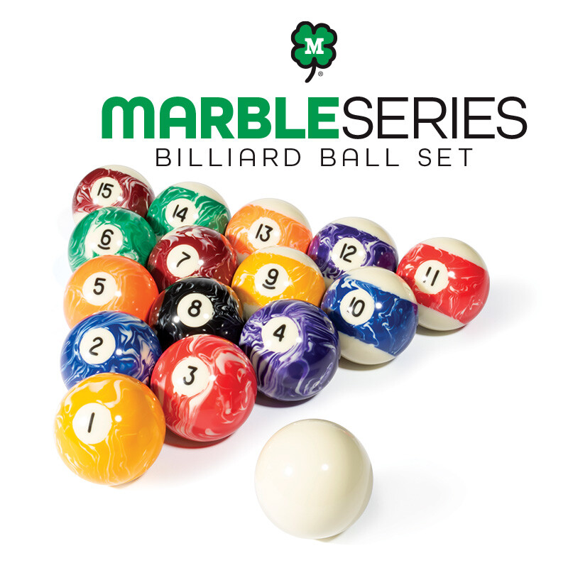 Marble Series BILLIARD BALL SET by McDermott 75-BBMS