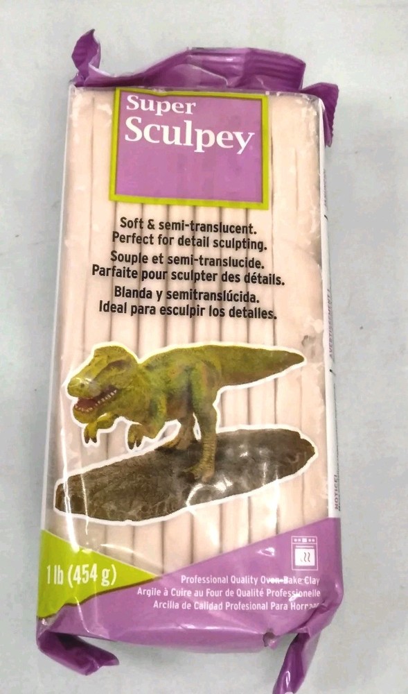 Super Sculpey Polymer Clay 1lb-Beige