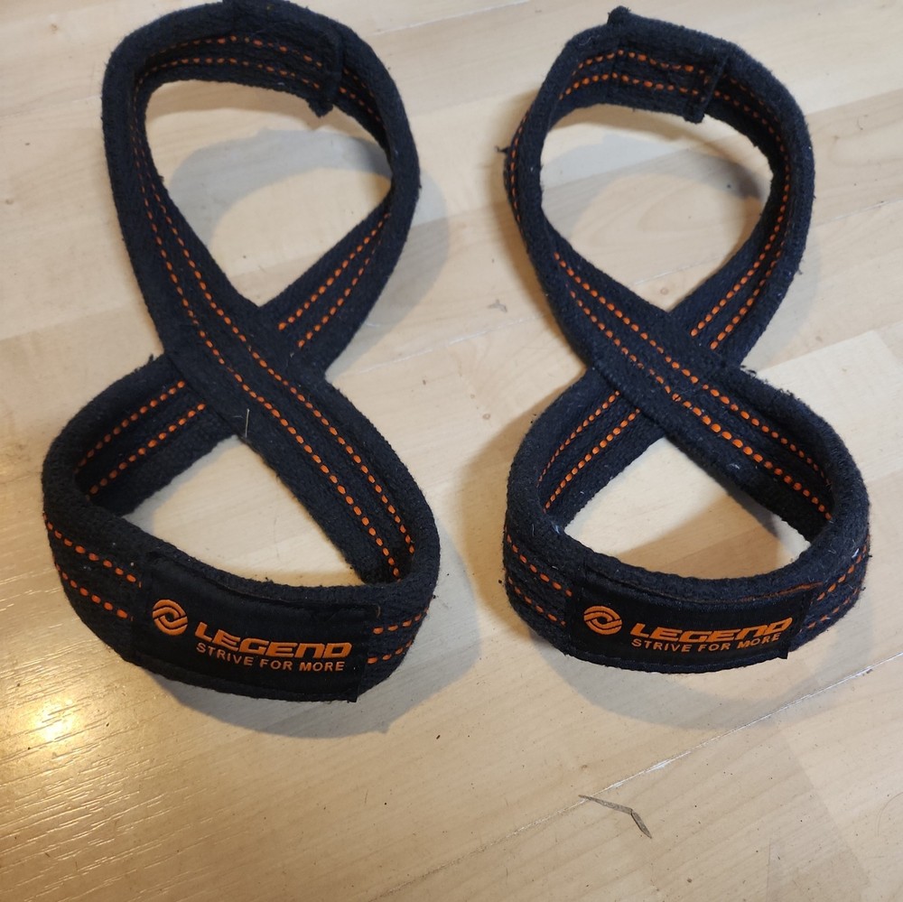 Legend Black And Red,  Figure 8 Lifting Straps