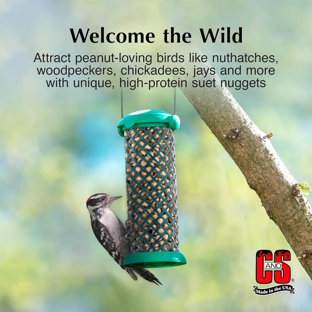 Wild Bird Peanut Suet Nuggets Mega Box 8 Pounds