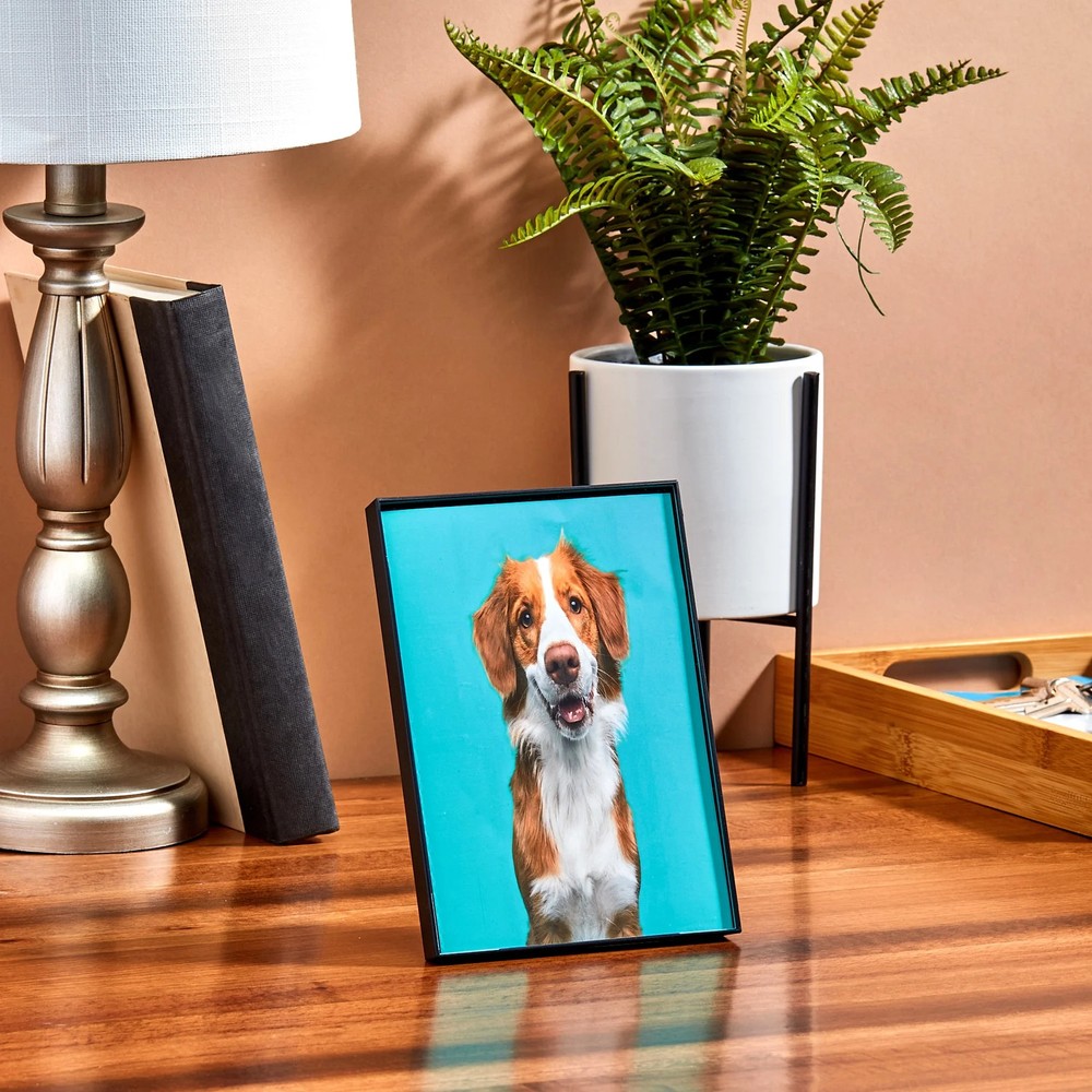 Mainstays 5x7 Black Photo Picture Frame 4 Pack