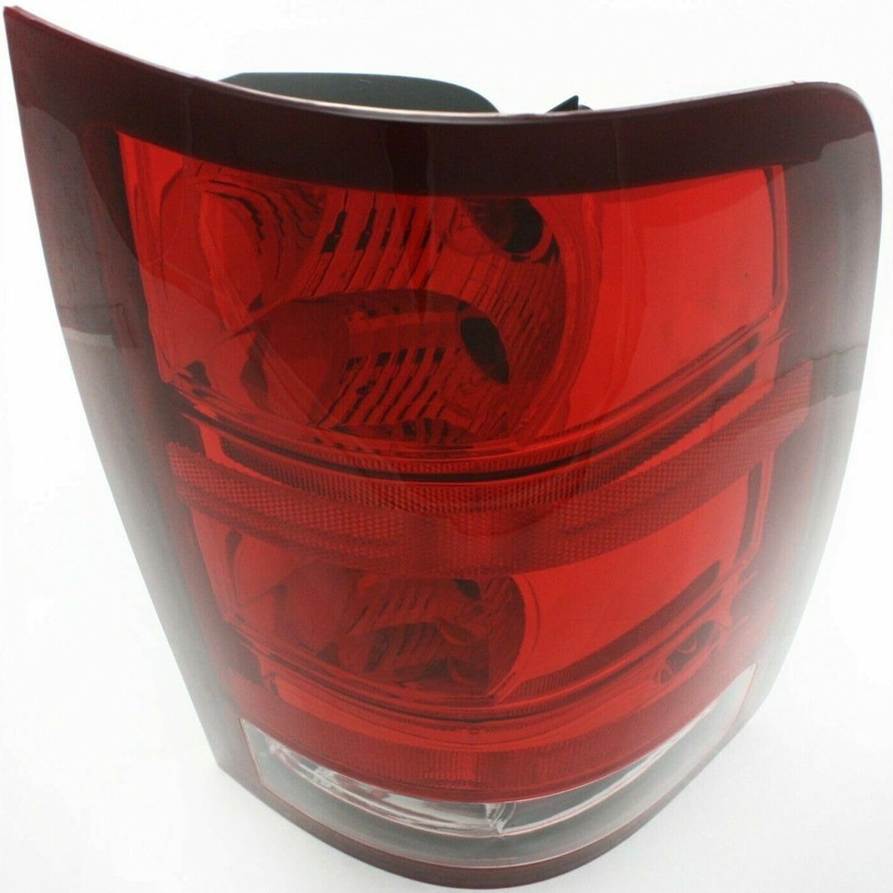 Tail Light Passenger Side With Bulbs Clear Red Lens Assembly 25958485