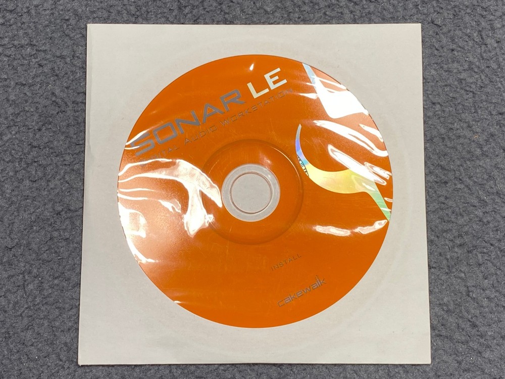 Sonar LE Audio Software Install Disc Cakewalk  Bandlab Audio Technica