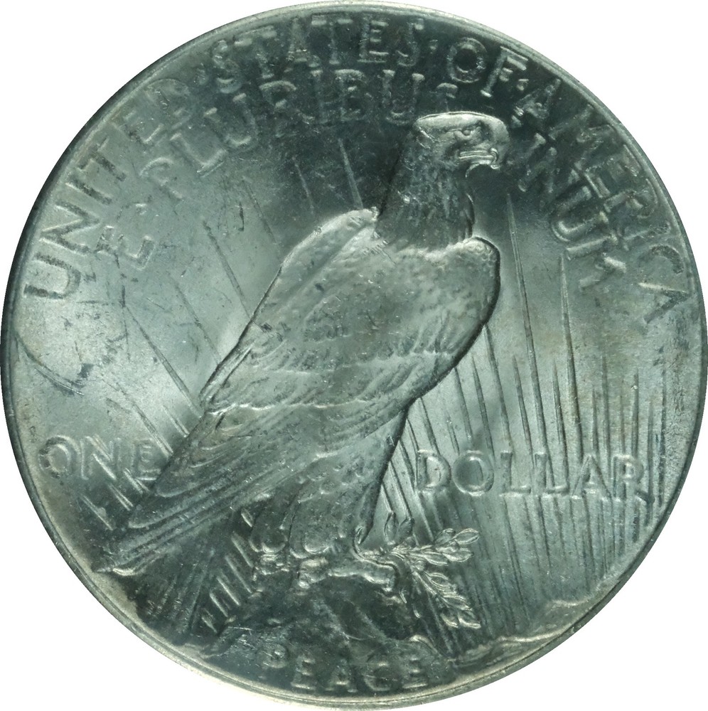 1925 MS64 Peace Dollar PCGS 3325360