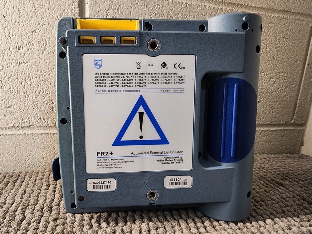 PHILIPS FR2+ HEARTSTART AUTOMATIC EXTERNAL AED No Pads W/BATTERY