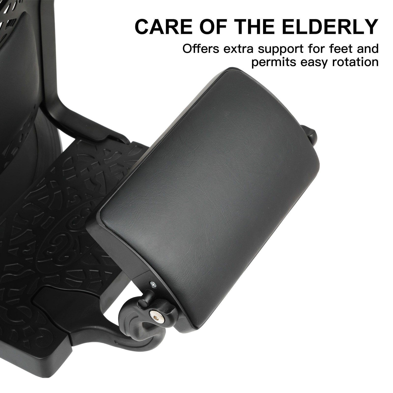 Black Vintage Recline Heavy Duty Barber Chair Hydraulic All Purpose Beauty Salon