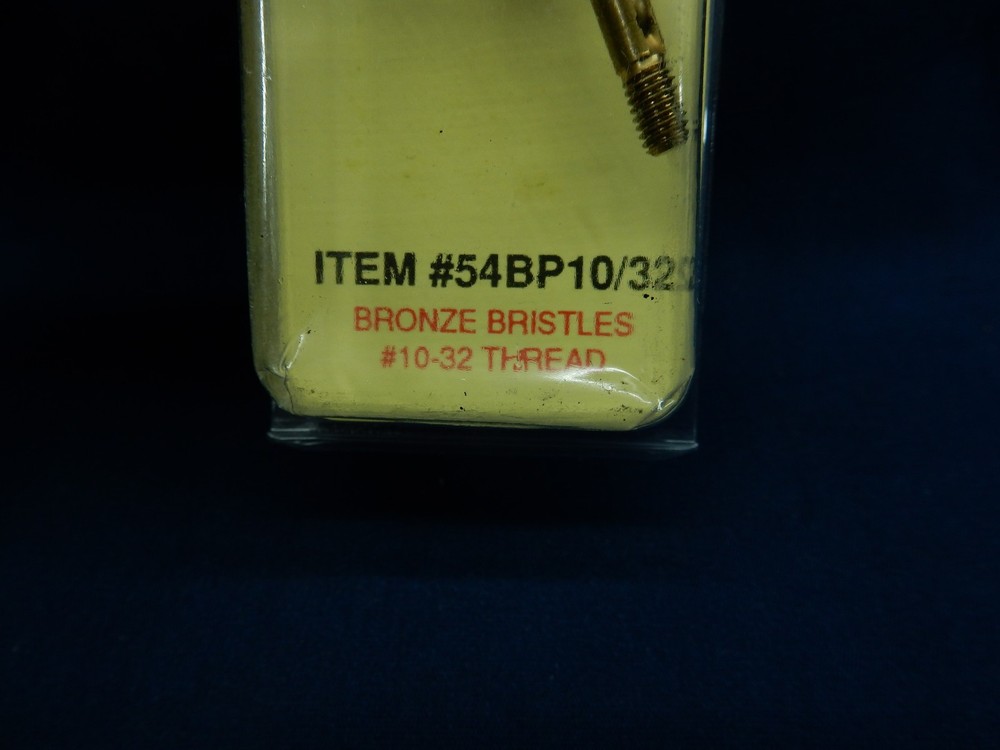 Pro-Shot 54 Cal Bronze Bore Brush 10-32 Cleaning Percussion Muzzleloader