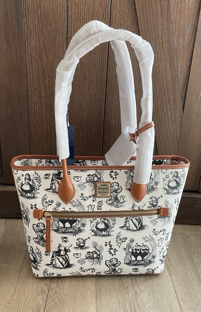 Dooney & Bourke Alice In Wonderland Purse Disney Tote Bag Purse NWT