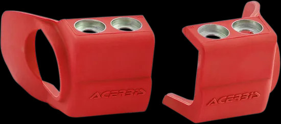 Acerbis Red Lower Fork Shoe Boot Protector Pair Beta RR 250 2T 20-23
