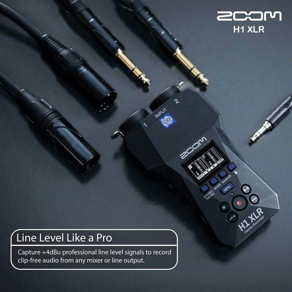 Zoom H1 XLR Handy Recorder Bundle