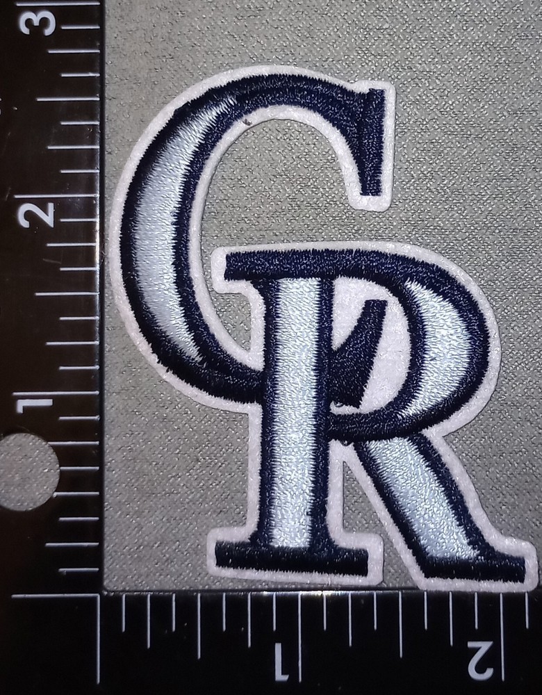 COLORADO ROCKIES BASEBALL IRON ON PATCH