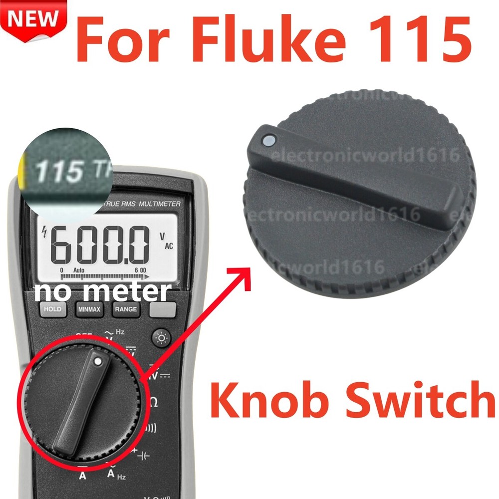 Knob Switch For Fluke 115 True RMS Digital Meter Selector Dial Rotary Replace