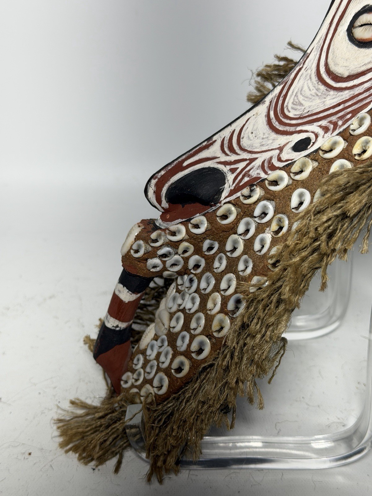 Papua New Guinea Mask “Mei” Or “Long Nosed” Sepik River Region Latmul People