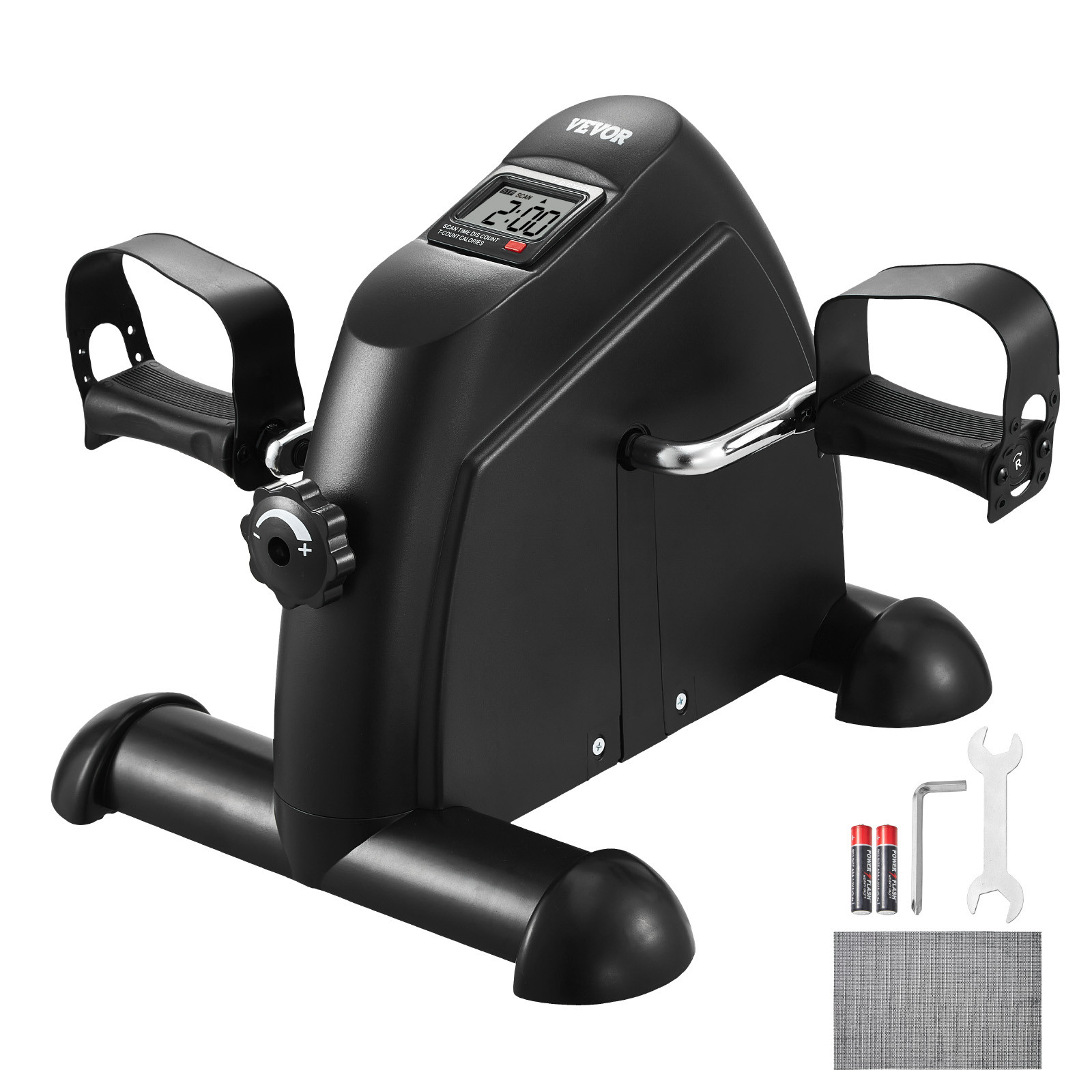 VEVOR Under Desk Bike Pedal Exerciser Mini Exercise Bike for Arm Leg Exercise