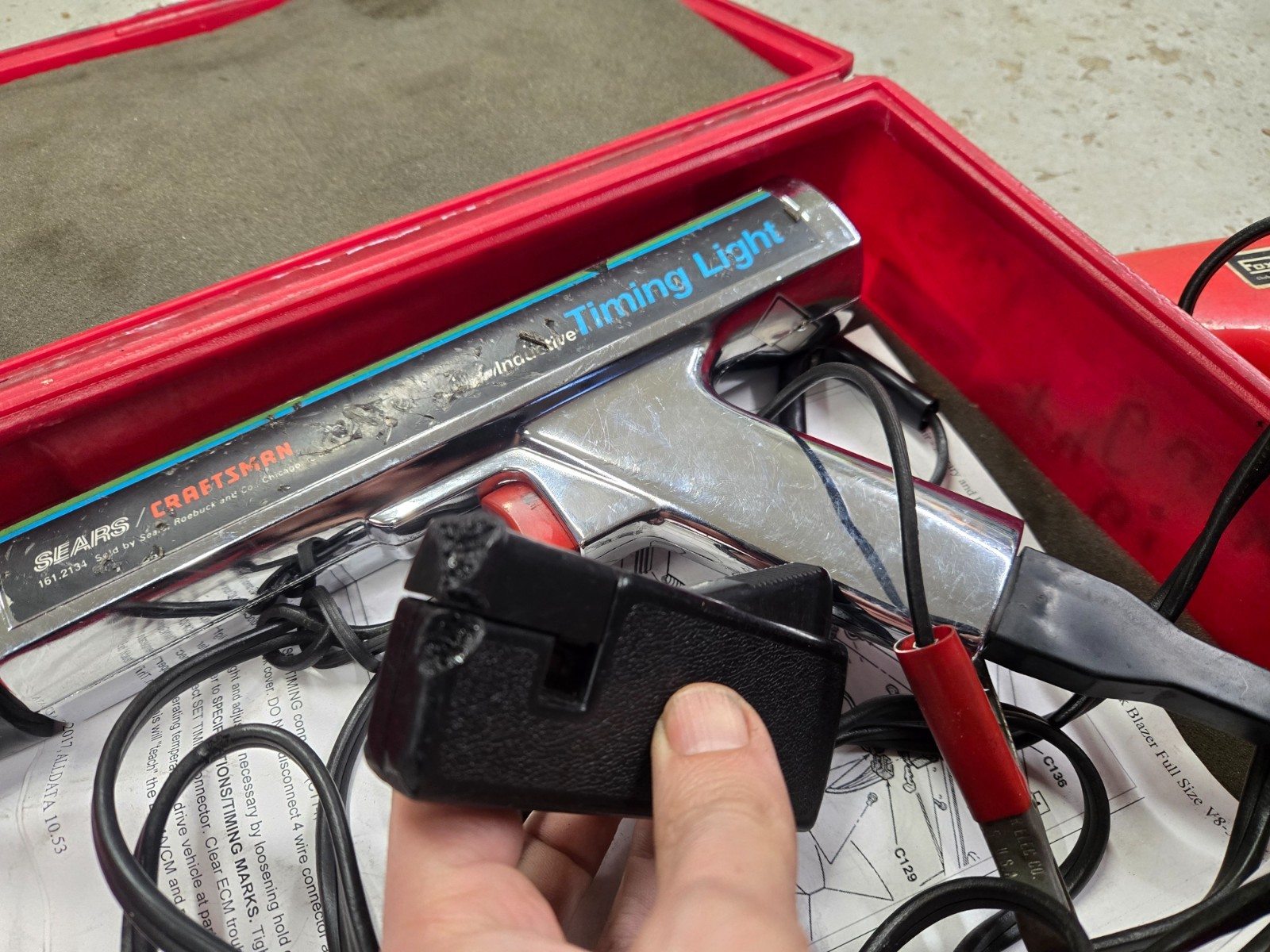 Fox Valley Engine Power Timing Light 825 / Sears / Craftsman timing light.