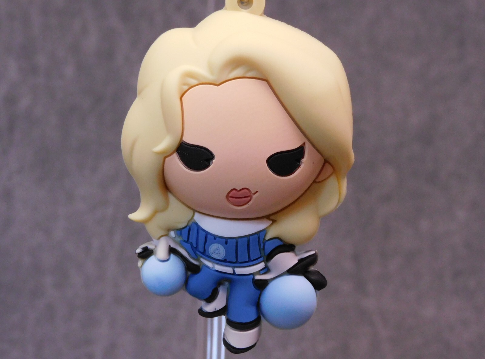 Fantastic 4 NEW * Invisible Woman Clip * Blind Bag Key Chain Monogram