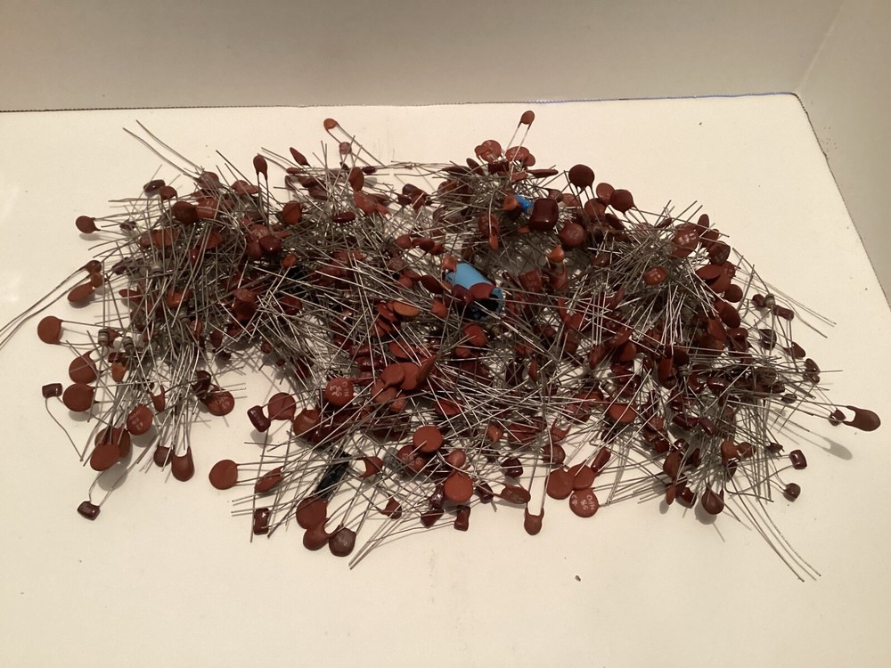 Vintage Assorted capacitors - 15oz