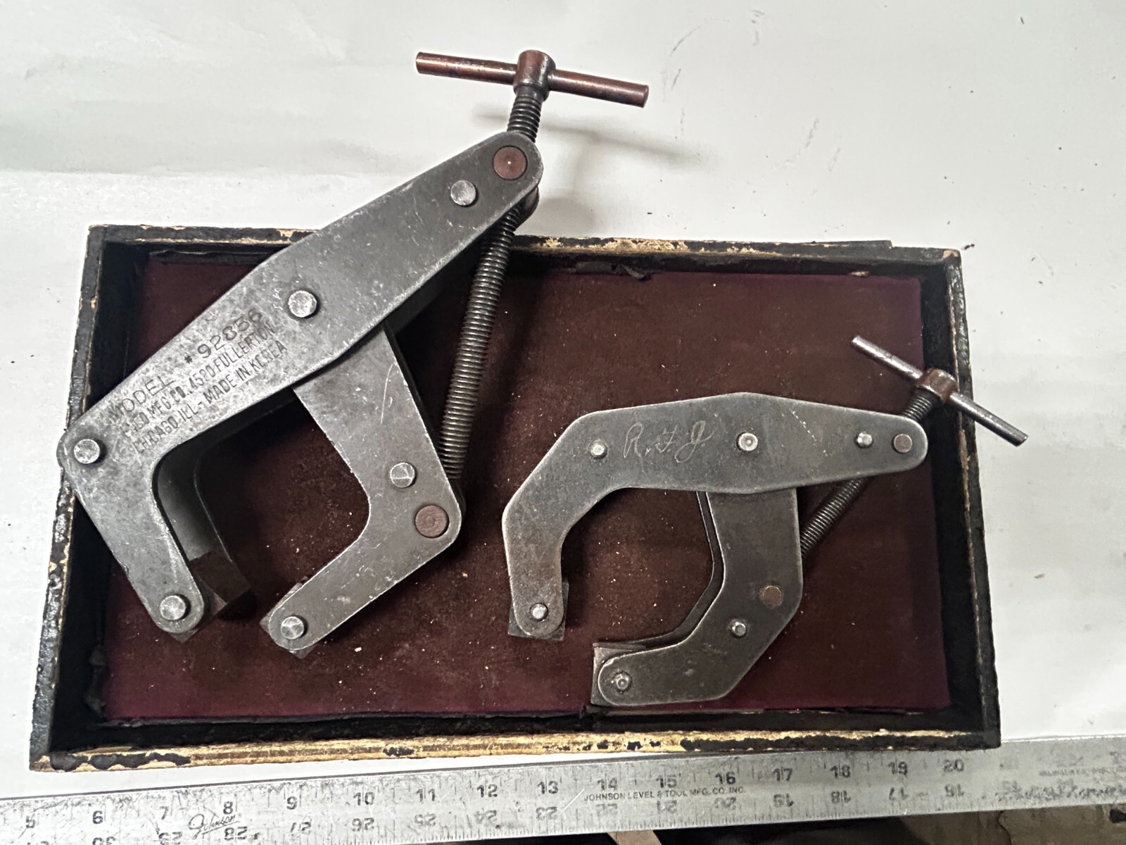 MACHINIST OfCe  LATHE MILL 2 Welding Clamps