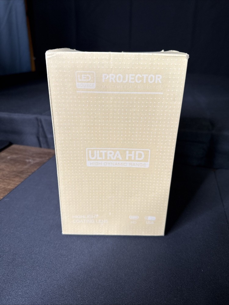 Led Source Ultra HD MultiMedia Projector High Dynamic Range White - NEW