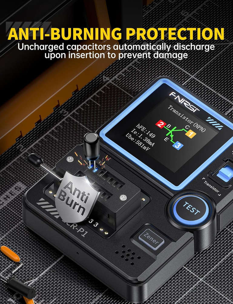 100Khz LCR Meterand Transistor Tester