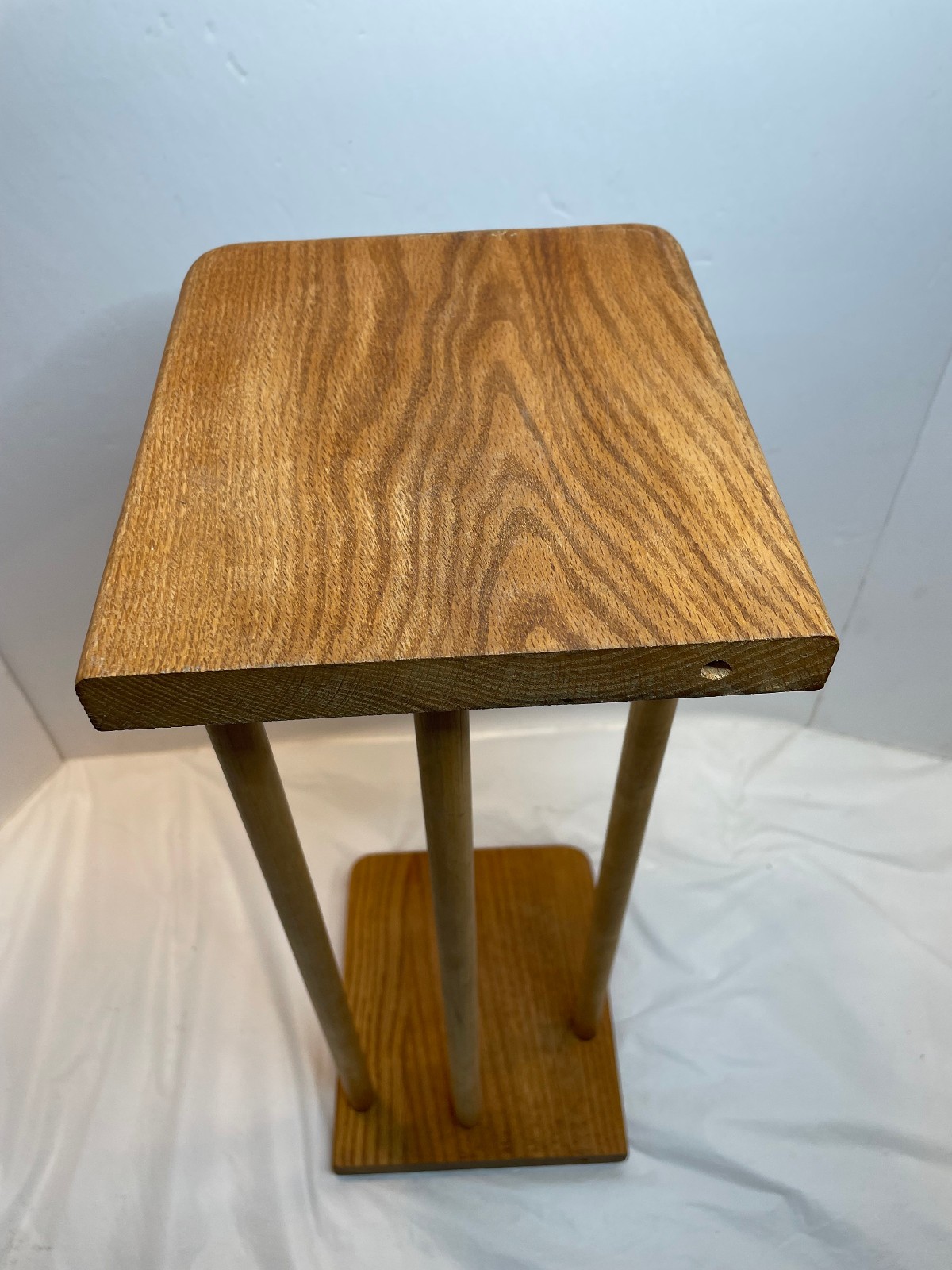 Vintage Wooden Tabletop Book Rack Stand Trough Desktop Organizer Shelf 18.75"