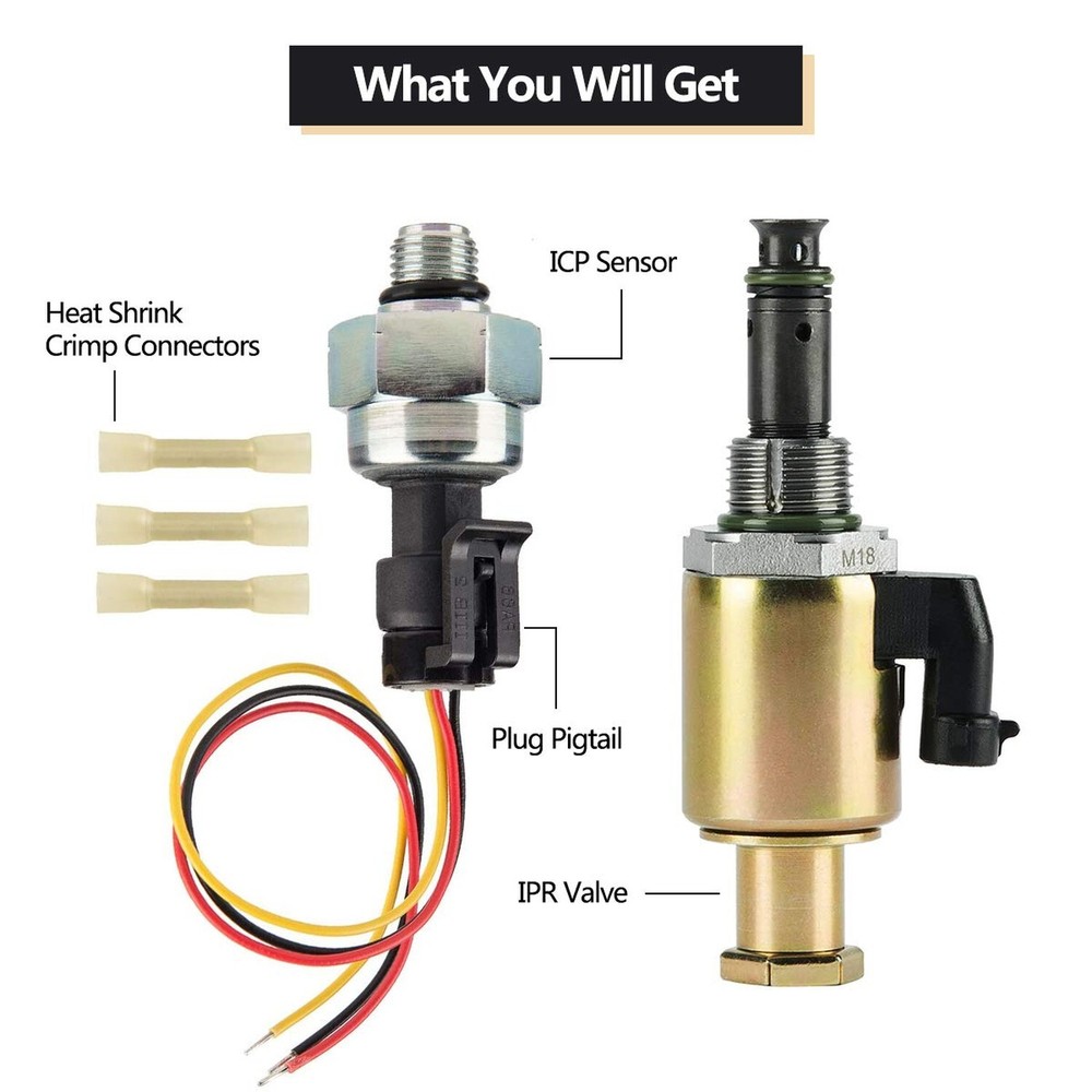 7.3L Fuel Injection Pressure Regulator Sensor, IPR Valve & ICP Control with E...
