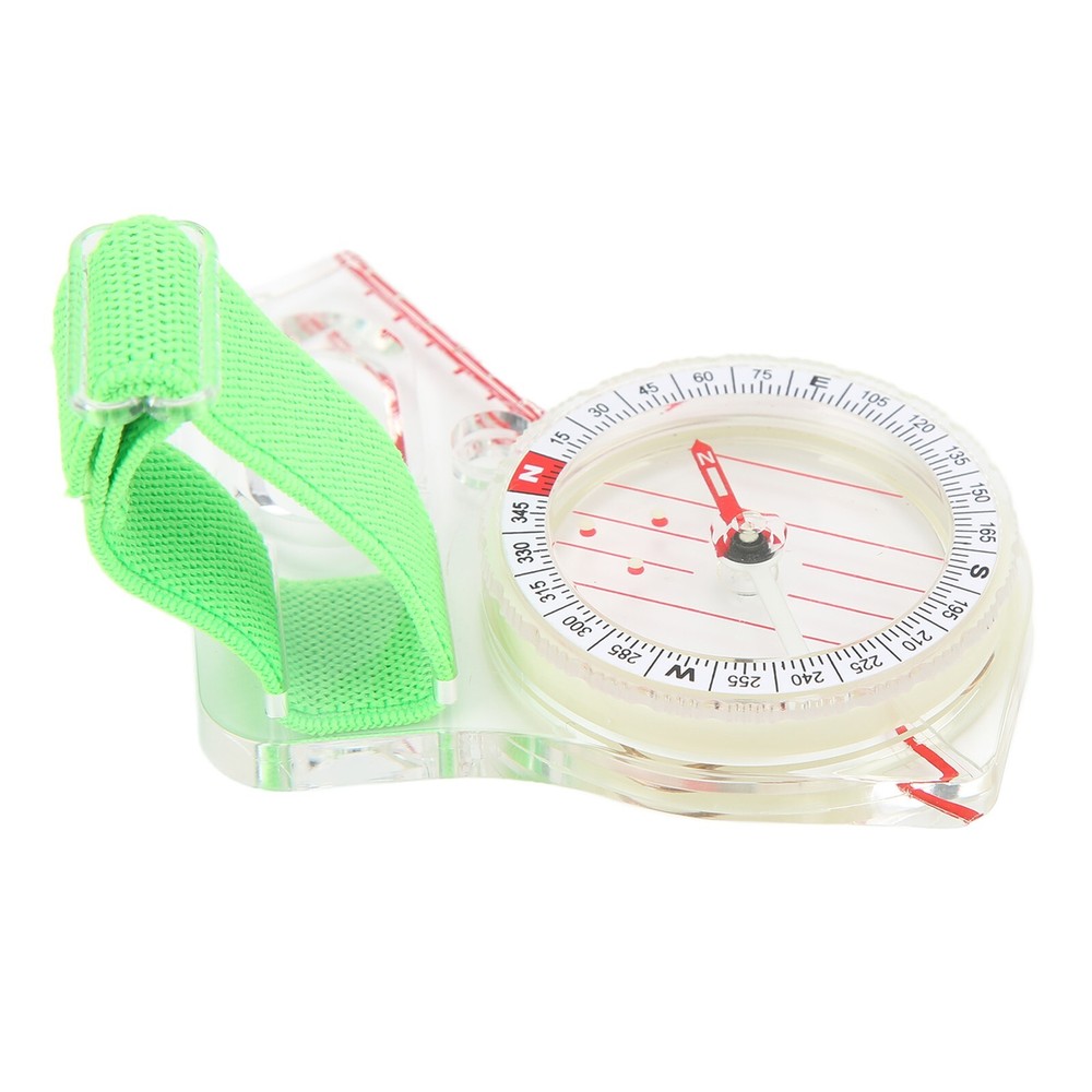 Orienteering Compass Clear Scale ABS Multifunction Thumb Compass With Luminous