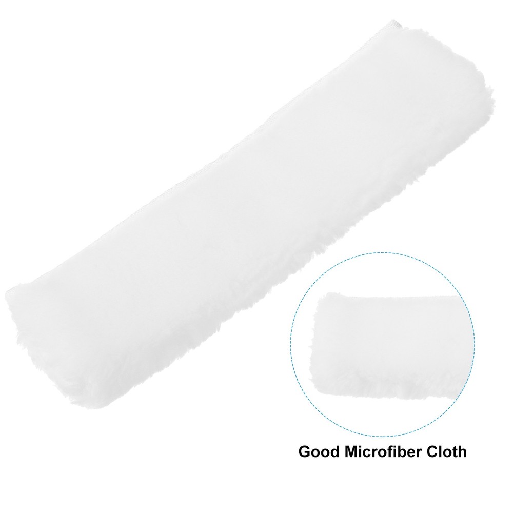 Microfiber Window Scrubber Replacement Head 9.84" White