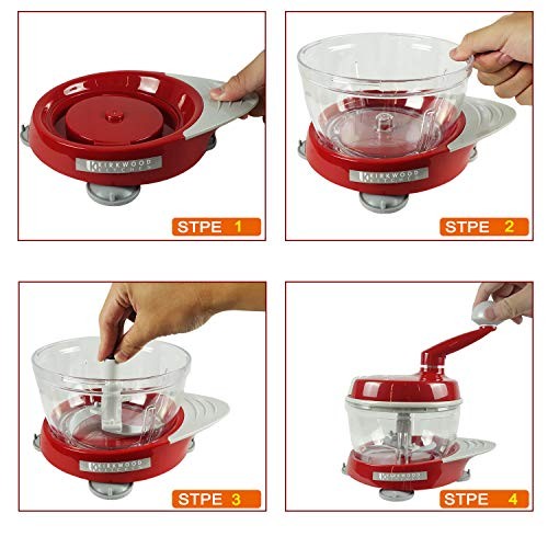 KIRKWOOD KITCHEN Multi-function Manual Food Processor Kitchen Meat Grinder