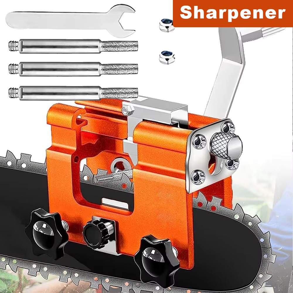 Portable Chainsaw Sharpening Jig Sharpener Kit for 12-20" Chainsaw &Electric Saw