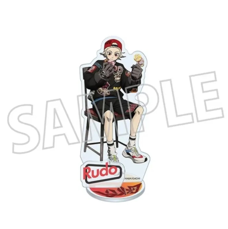 4Pcs/set Gachiakuta Rudo Enjin Zanka Riyo Rubion Acrylic Figure Model 10Cm..